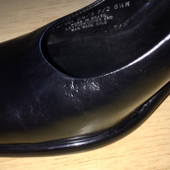 Escarpins Franco Sarto Noir Talons Fins Taille 6.5 - Occasion, Parfaits Pour Le Bureau
